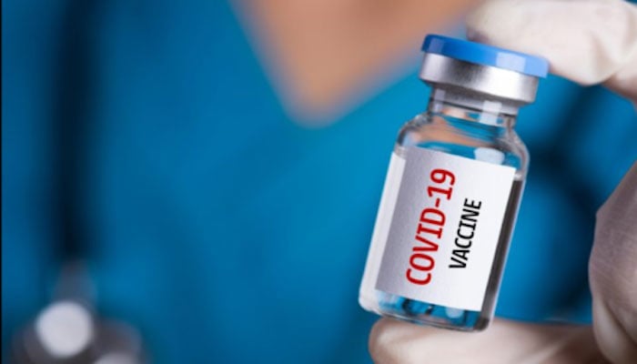 A presentational image of covid 19 vaccine.—AFP/File