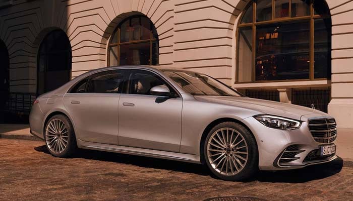 A representational image of Mercedes Benz S-Class parked outside a house. — Mercedes/File