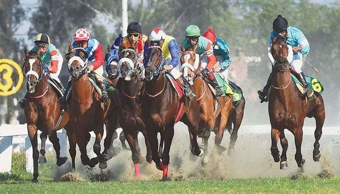 A race going on at the Lahore Race Club. —LRC website/File